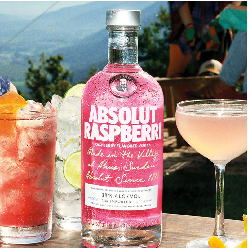 Vodka Absolut Raspberri 750cc - Imagen 2