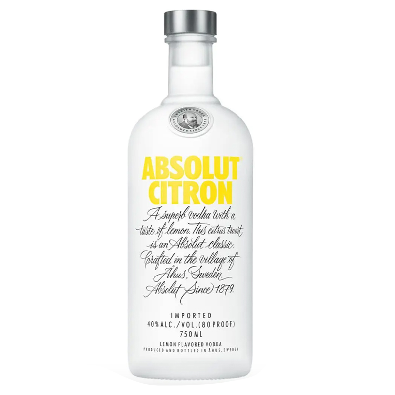 Vodka Absolut Citron 750cc