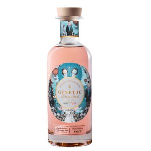 Gin Francés Ginetic Dry Gin Rosé 47°|750cc